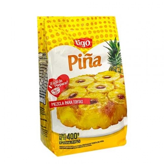 MEZCLA DE TORTA TIGO 400GR PINA