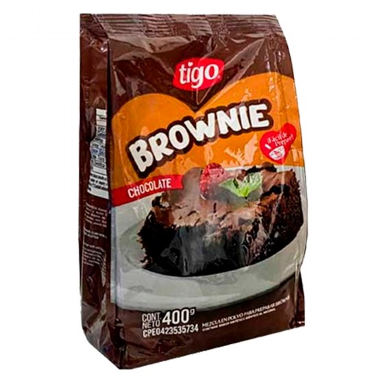 MEZCLA PARA BROWNIE TIGO 400GR
