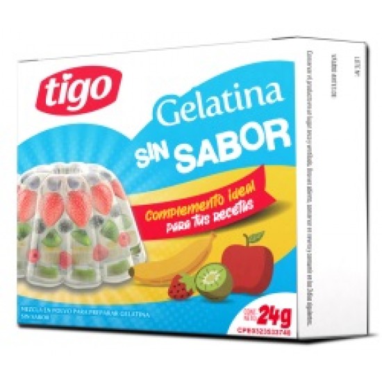 GELATINA TIGO 24GR SIN SABOR