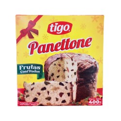 PANETTONE TIGO 400GR FRUTAS CONFITADAS
