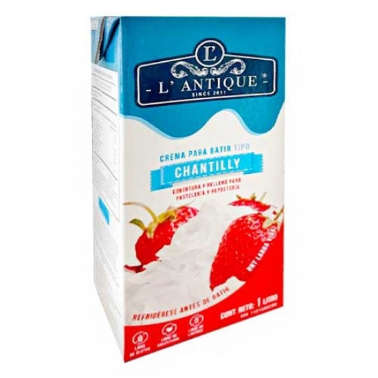 CREMA CHANTILLY L  ANTIQUE 1LT UHT