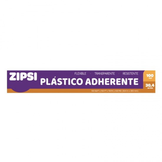 PAPEL ADHERENTE ZIPSI 30MTRS 100FT