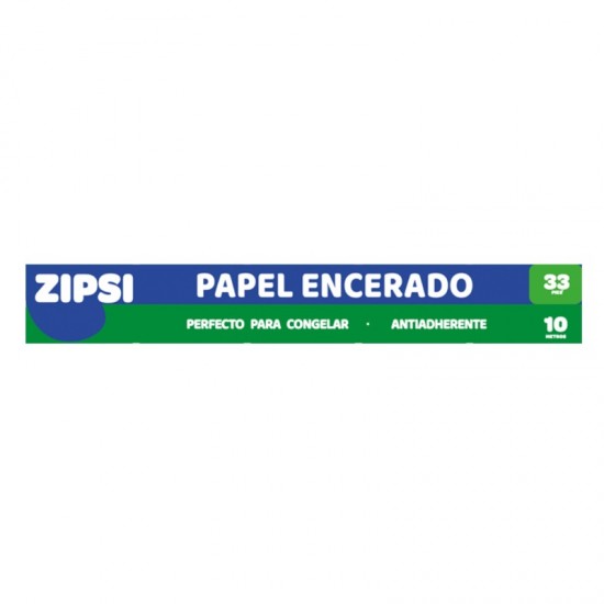 PAPEL ENCERADO ZIPSI 10MTRS 33FT