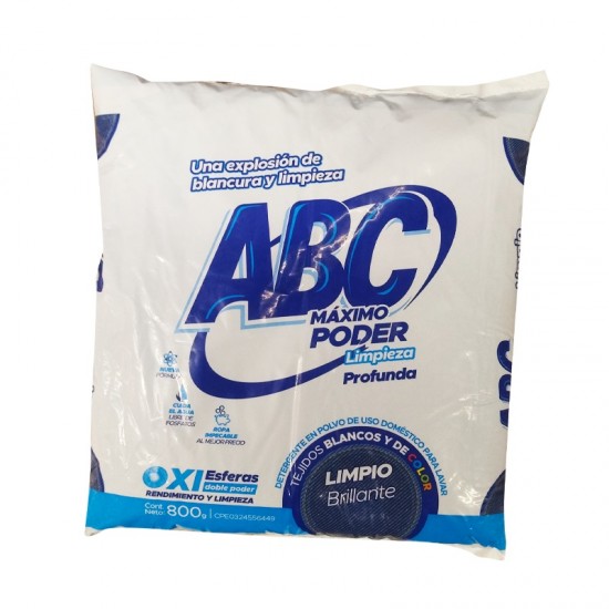 DETERGENTE ABC 800GR LIMPIO BRILLANTE