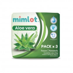 Jab D/tocador Mimlot Aloe Tripack 375g