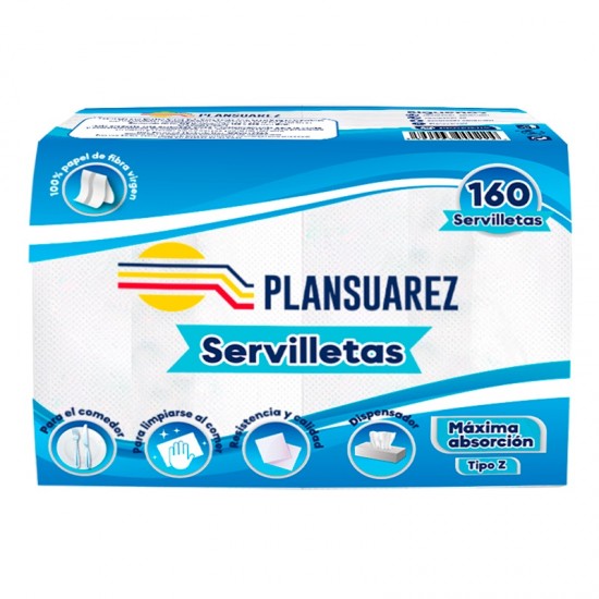 SERVILLETAS Z PLANSUAREZ 160 PEQUENA