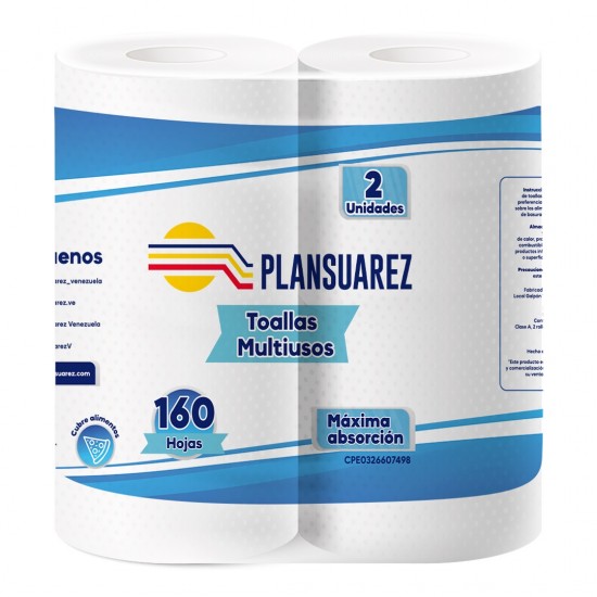 TOALLA MULTIUSOS PLANSUAREZ 2UND 160H