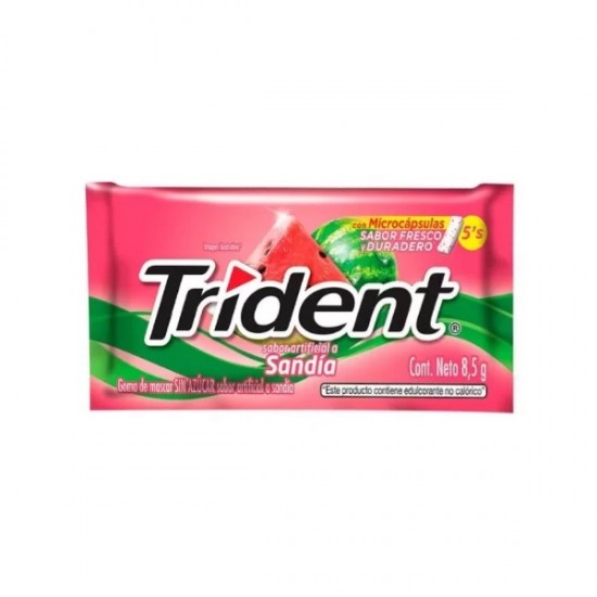 CHICLETS TRIDENT 5UND SANDIA**