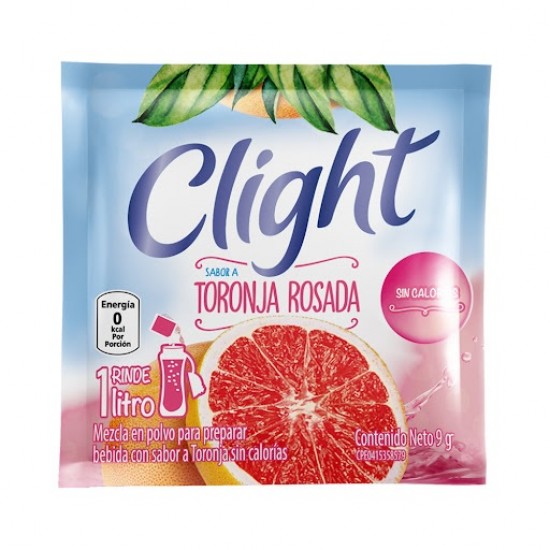 BEBIDA CLIGHT 9GR TORONJA EN POLVO
