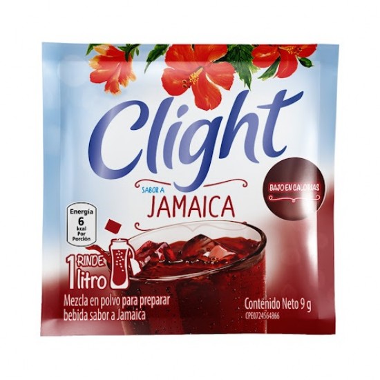 BEBIDA CLIGHT 9GR JAMAICA EN POLVO
