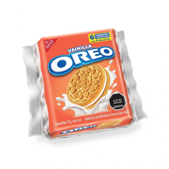 GALLETA OREO 192GR VAINILLA 6UND