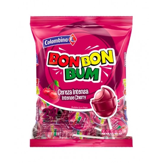 CHUPETA BON BON BUM 24UND CEREZA INTENSA