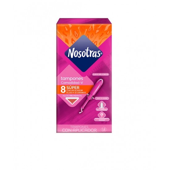 TAMPONES NOSOTRAS SUPER ABUNDANTE C/APLICADOR
