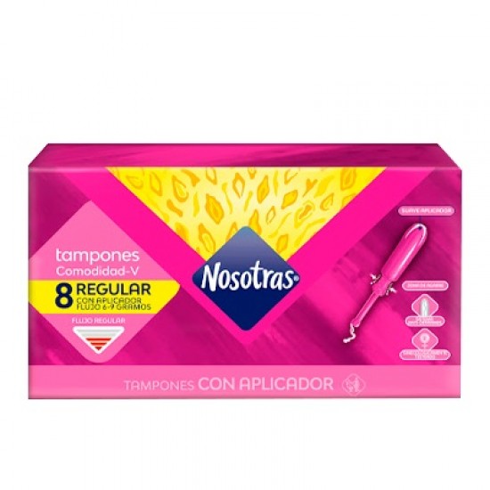 TAMPONES NOSOTRAS REGULAR C/APLICADOR