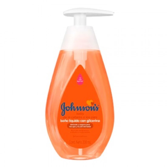 GEL DE BANO JOHNSONS BABY 200ML C/GLICERINA