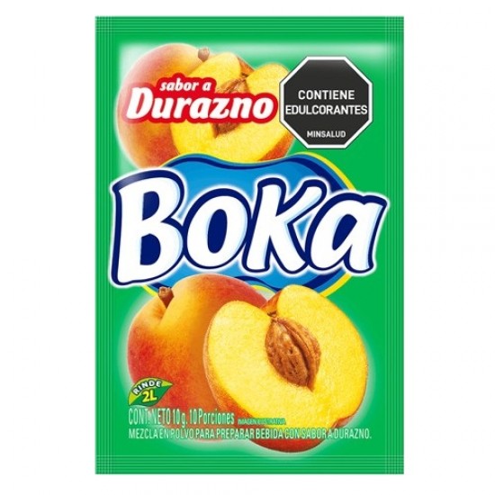 BEBIDA BOKA 10GR DURAZNO