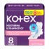 TOALLA SANIT KOTEX 8UND TELA NOCHE ALAS