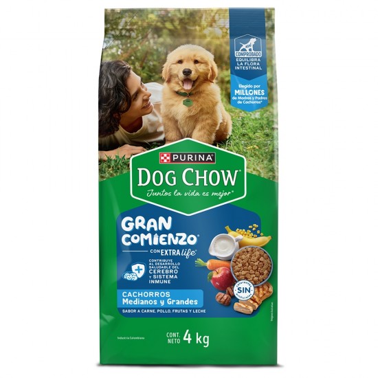 ALIMENTO P/PERRO DOG CHOW 4KG GRAN COMIENZO