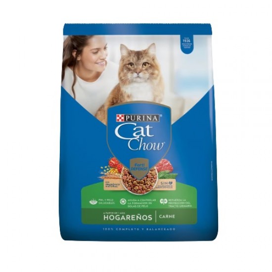 ALIMENTO P/GATO CAT CHOW 1.5KG HOGARENOS CARNE