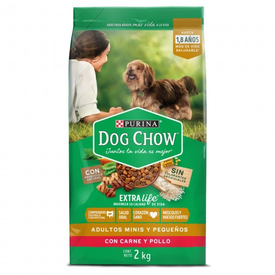 ALIMENTO P/PERRO DOG CHOW 2KG ADULTO RAZA PEQUENA