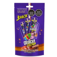 CREMA FLIPS CRUNCHY 27GR 3 PACK CHOCOLATE