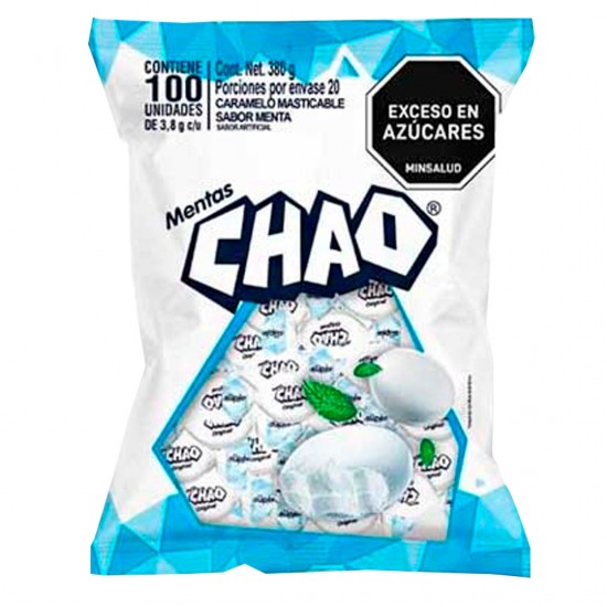 CARAMELOS CHAO 350GR MENTA