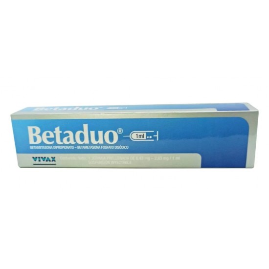 BETADUO SUSP INYEC 6.43MG/2.631MG X 1 AMP VIVAX
