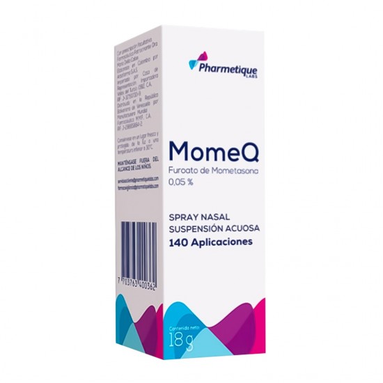 MOMEQ SPRAY NASAL 005% X 140DOSIS MOMETASONA PHARMETIQUE