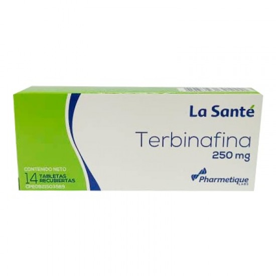 TERBINAFINA LA SANTE 250MG X 14 TABLETAS