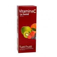 VITAMINA C 500MG X 10TAB TUTTI FRUTTI BLIST LA SANTE***