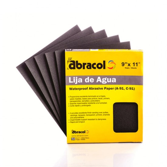 LIJA DE AGUA 120 ABRACOL RLAX70120