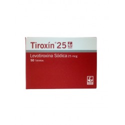 TIROXIN 25MG X 50TAB LEVOTIROXIN MEYER