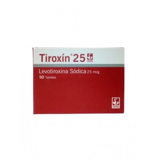 TIROXIN 25MG X 50TAB LEVOTIROXIN MEYER