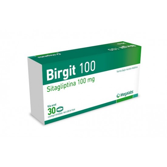 BIRGIT 100MG X 30COMP SITAGLIPTINA MEGALABS