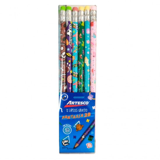 LAPIZ DE GRAFITO ARTESCO FANTASIA 12UND 2B