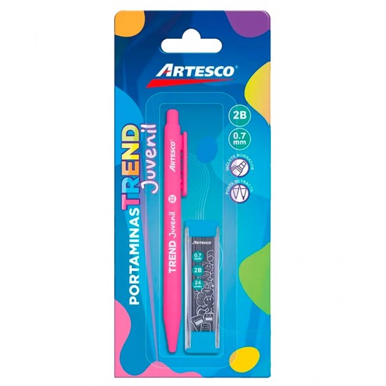 BLIST PORTAMINAS TREND JUV 2B 0.7MM+MINAS