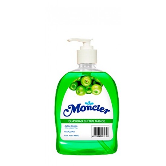 JABON MONCLER 360ML LIQ MANZANA