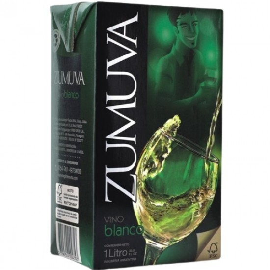VINO ZUMUVA UHT 1LT BLANCO
