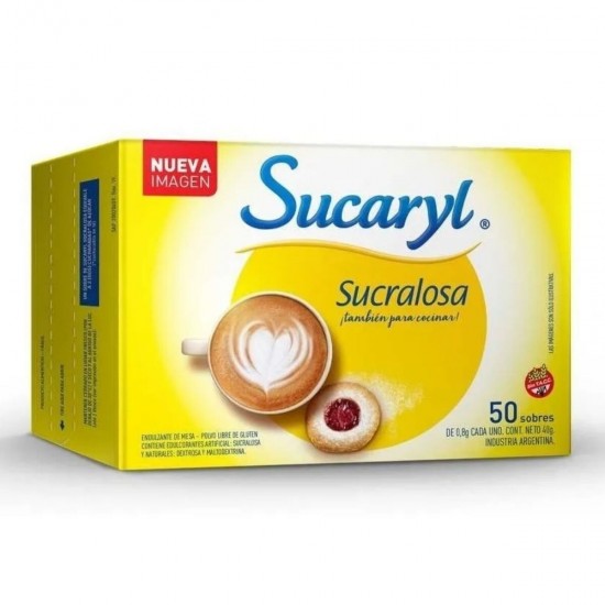 ENDULZANTE SUCARYL 50UND SUCRALOSA