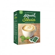 ENDULZANTE EQUAL 40GR STEVIA 50SOBRES