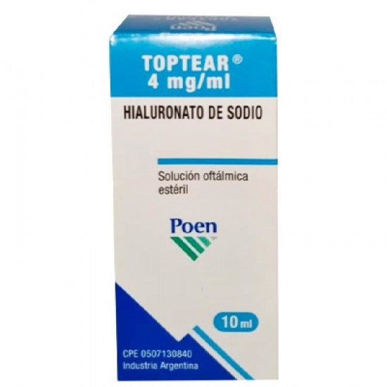 TOPTEAR 4MG X 10ML SOLUCION OFTALMICA