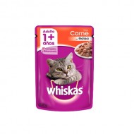 COMIDA HUMEDA WHISKAS 85GR CARNE ADULTO