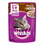 COMIDA HUMEDA WHISKAS 85GR PAVO