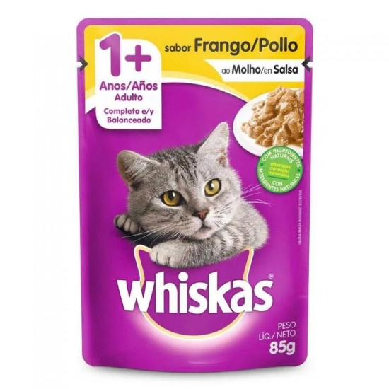 COMIDA HUMEDA WHISKAS 85GR POLLO