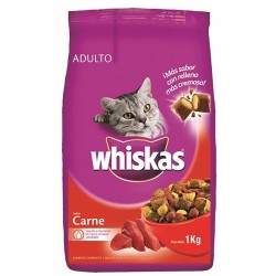 Alimento Whiskas carne Gato 1Kg