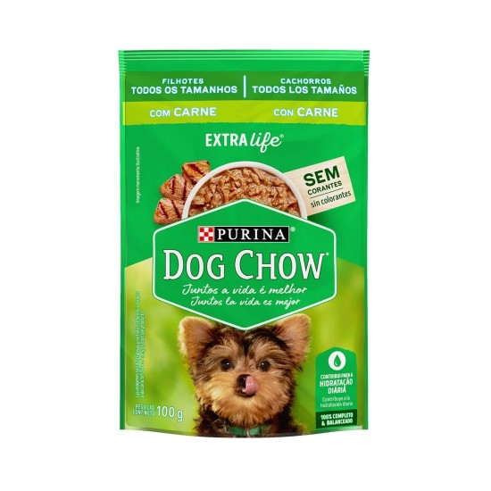 COMIDA HUMEDA DOG CHOW 100GR POLLO ADULTO