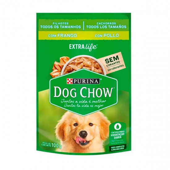 COMIDA HUMEDA DOG CHOW 100GR POLLO CACHORROS