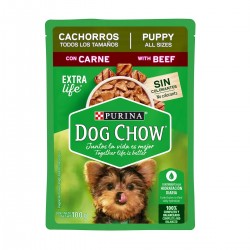 Comida Humeda Dog Chow 100gr Carne Cachorros