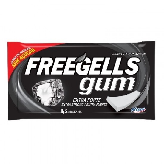 CHICLE FREEGELLS EXTRAFUERTE 8GR***