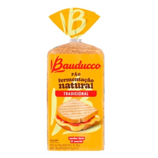 PAN SANDWICH BAUDUCCO 390GR BLANCO MASA MADRE